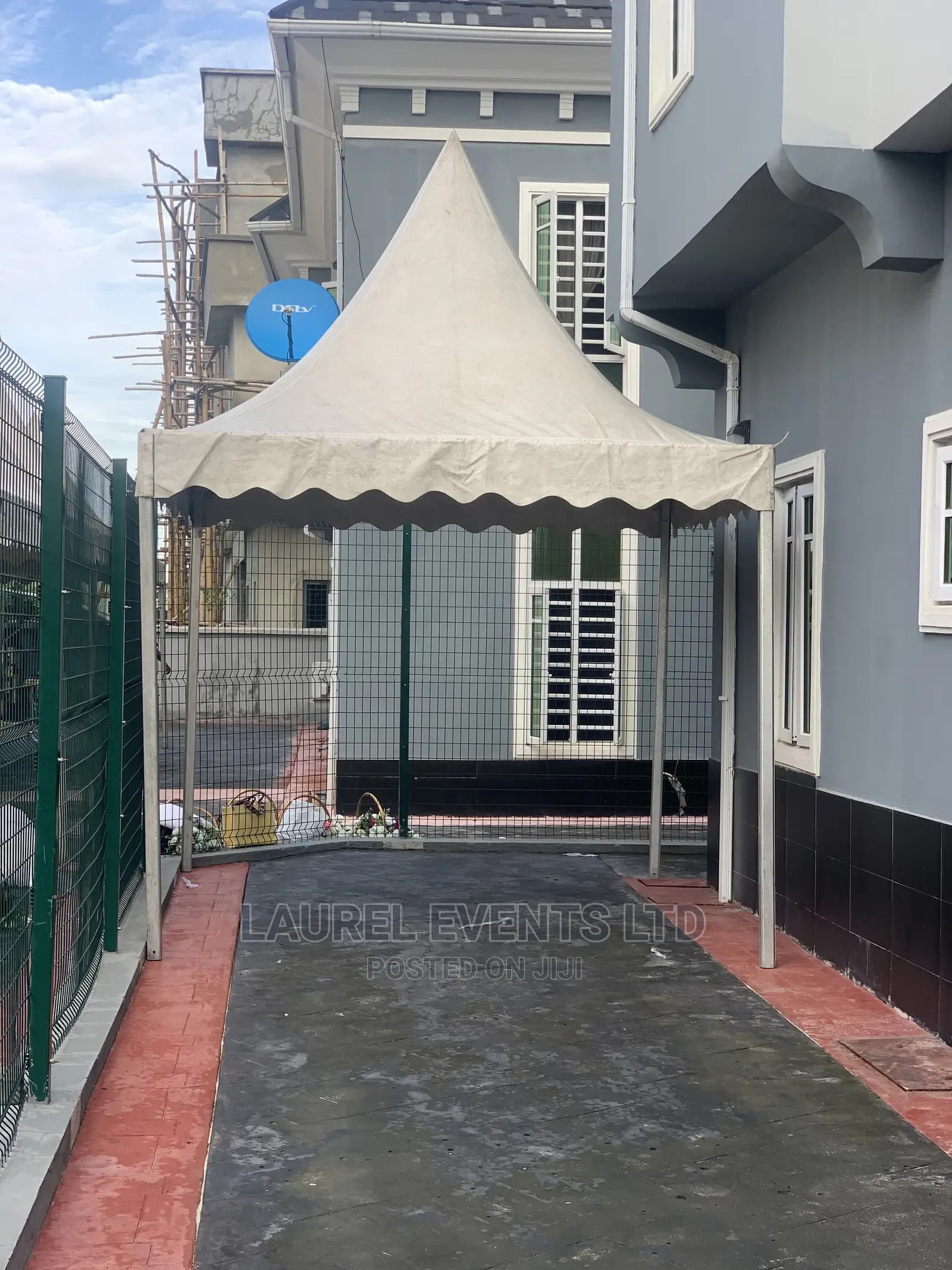 16ft by 16ft Transparent and 10ft by 10ft Tent Vendor Bridal