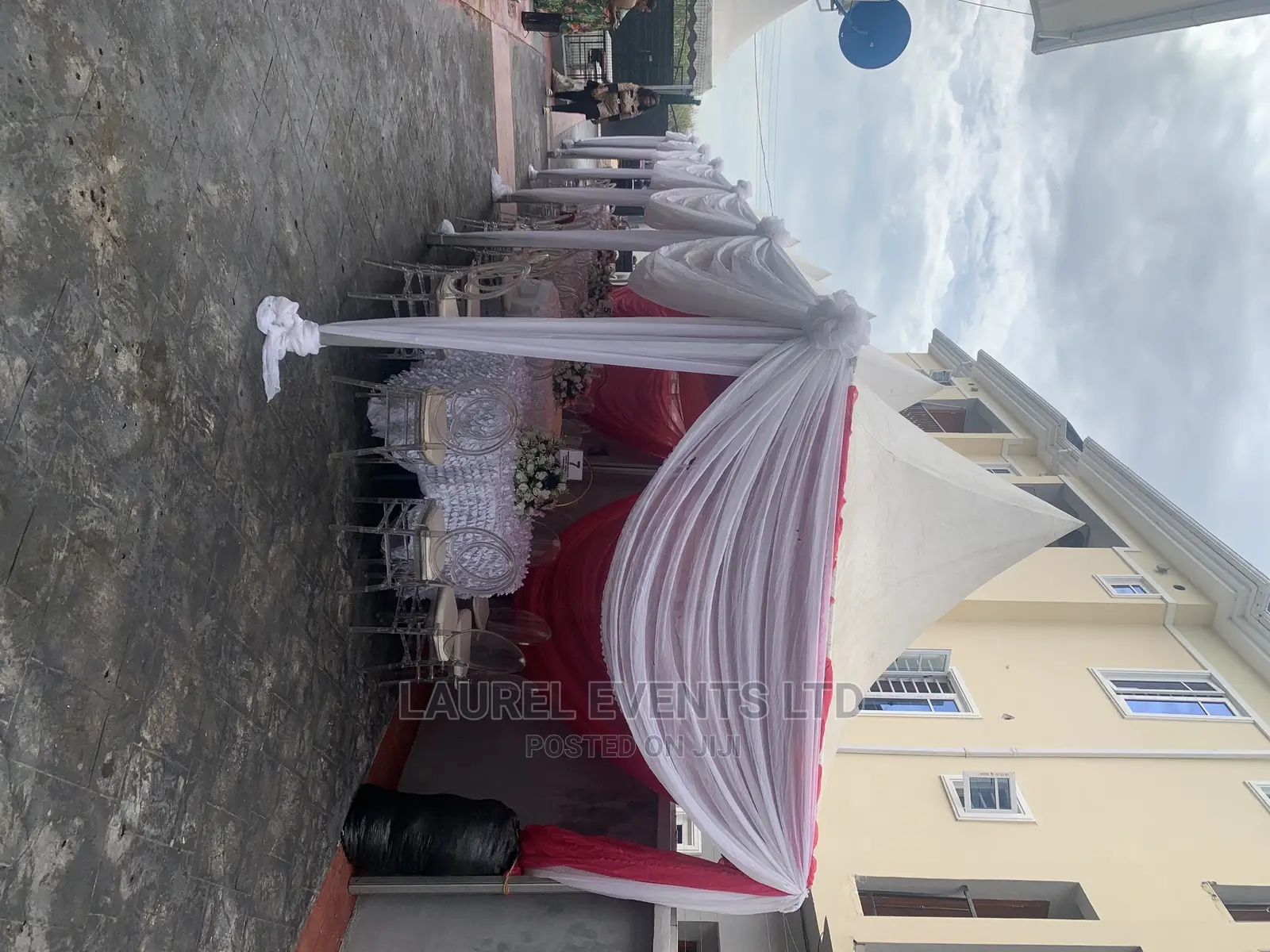 16ft by 16ft Transparent and 10ft by 10ft Tent Vendor Bridal