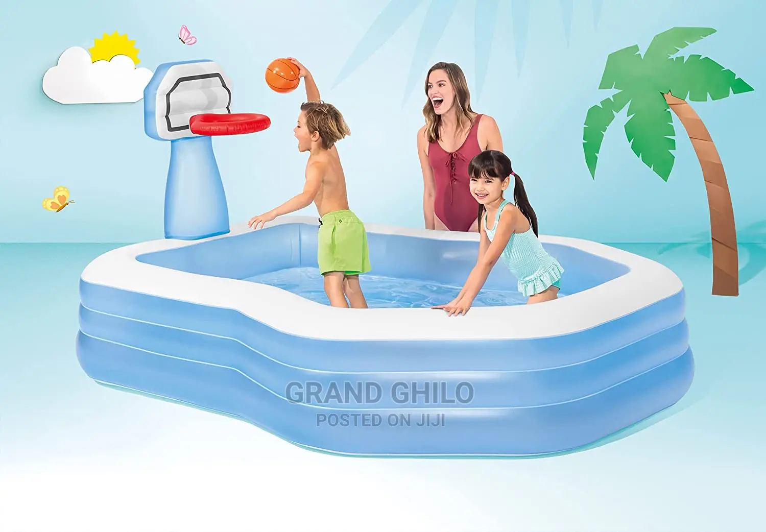 Intex Shooting Hoop Inflatable Family Pool