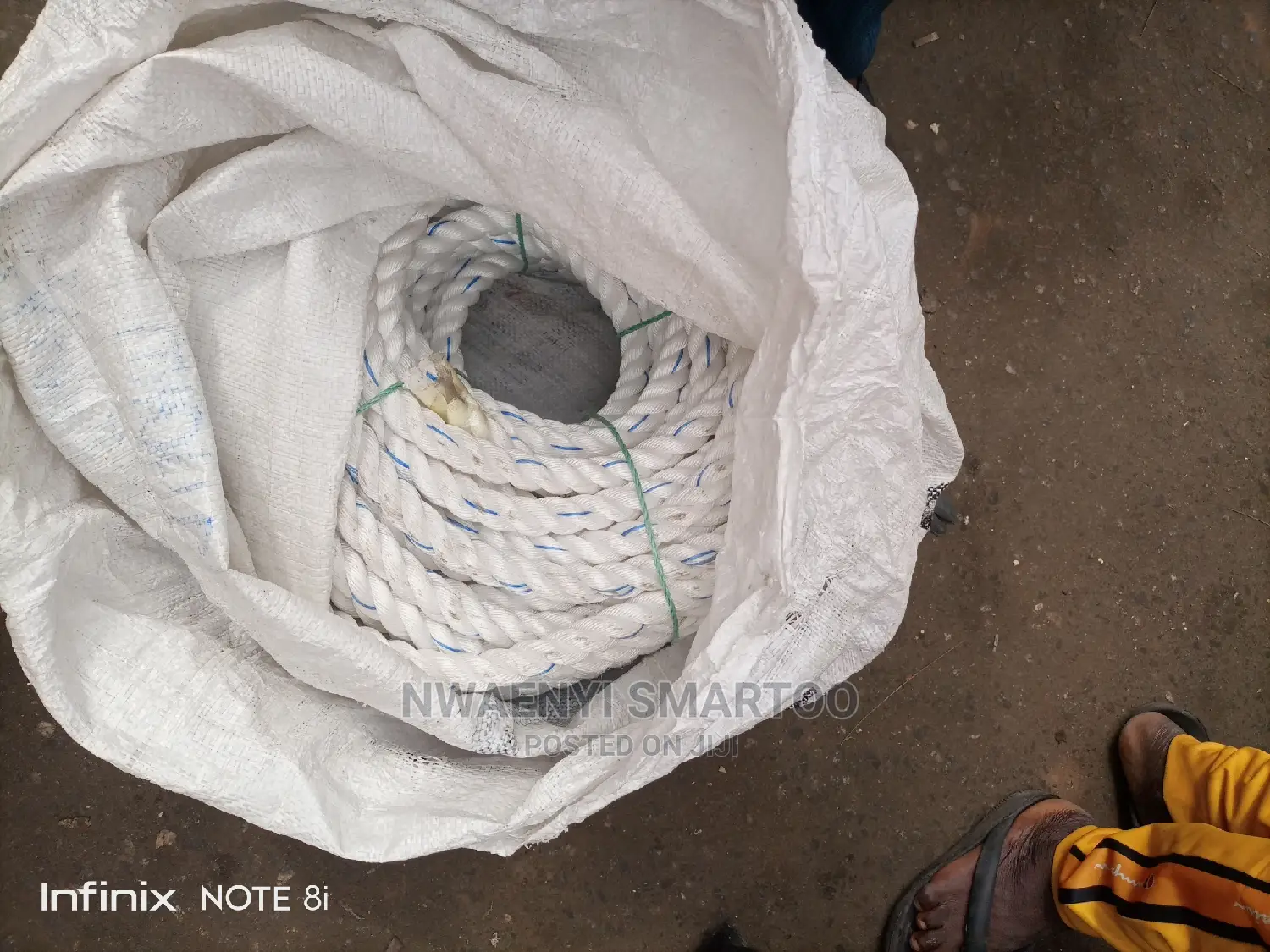 25mm Heavy Marine Rope (White)