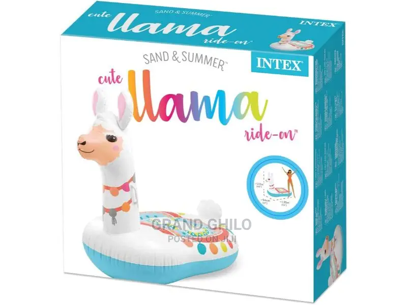 Intex Float Mat Cute Lama Ride On