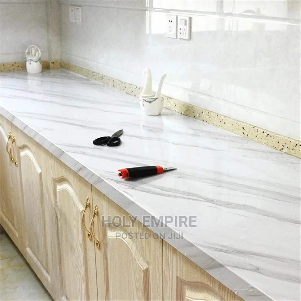 Waterproof Marble Self Adhesive Wallpaper Film Wall Stickers