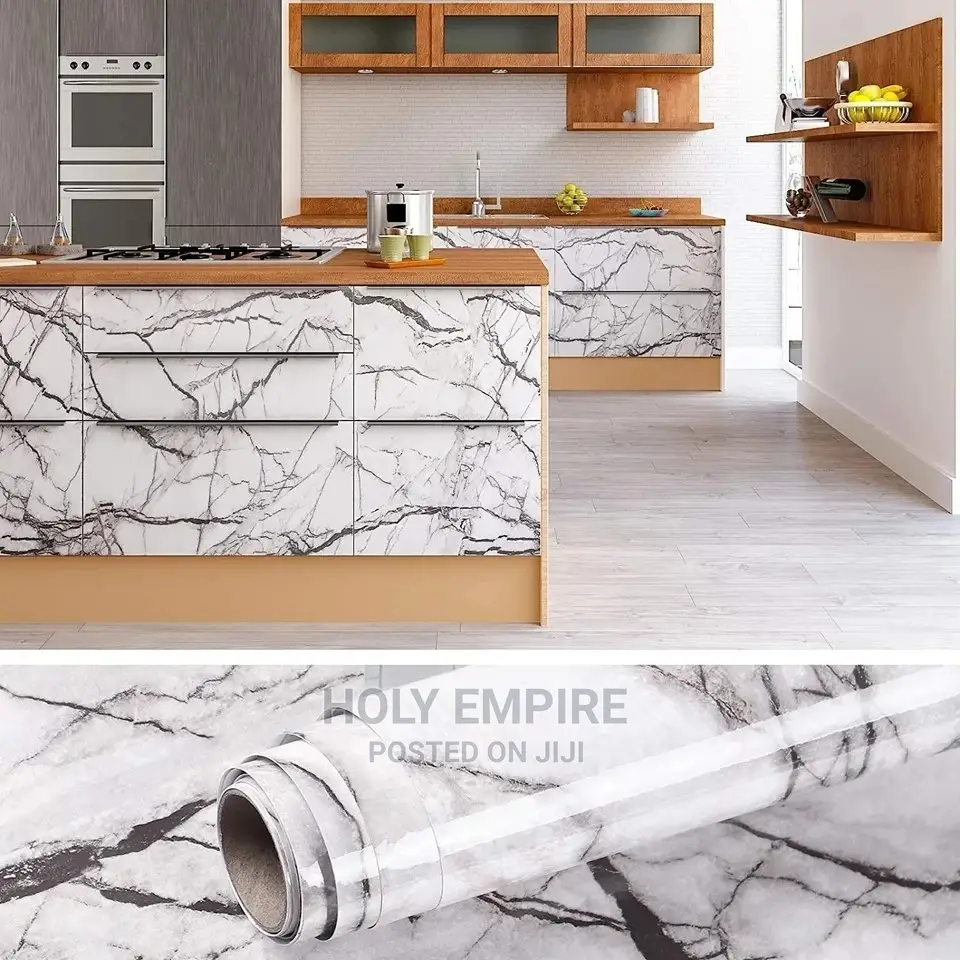 Waterproof Marble Self Adhesive Wallpaper Film Wall Stickers