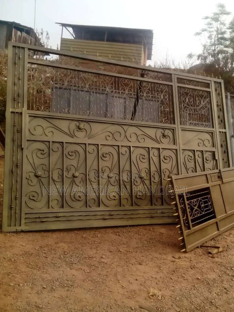 Strong Rot Iron Gates With Antirust