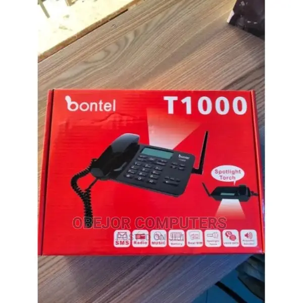 New Bontel T1000 Black Table Phone