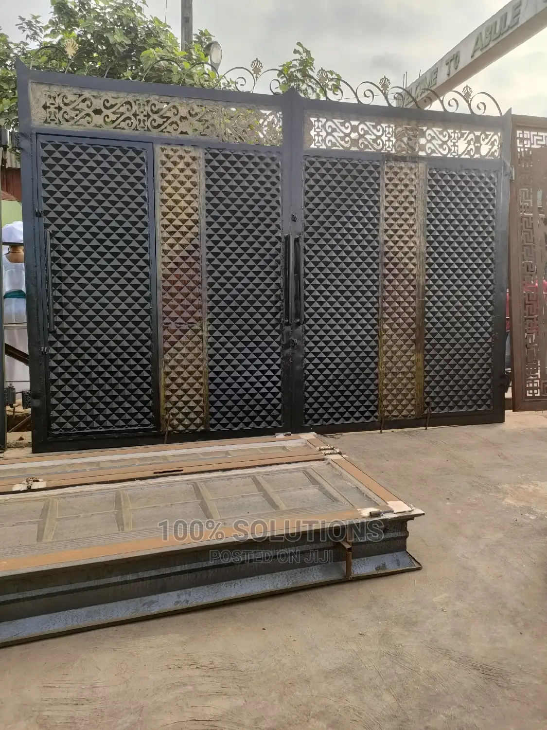 Standard Wroght Iron Swing Gate for Your Home