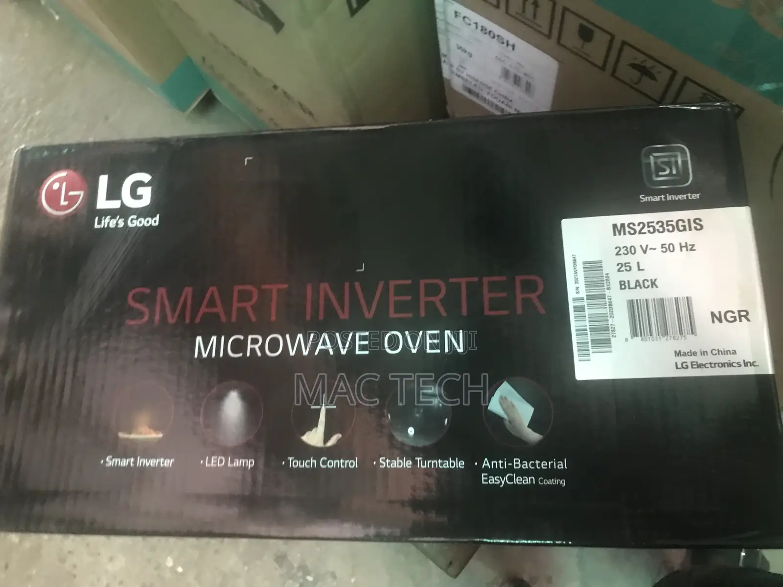 LG Smart Internet Microwave, Soft Touch.25L. Ms2535gis