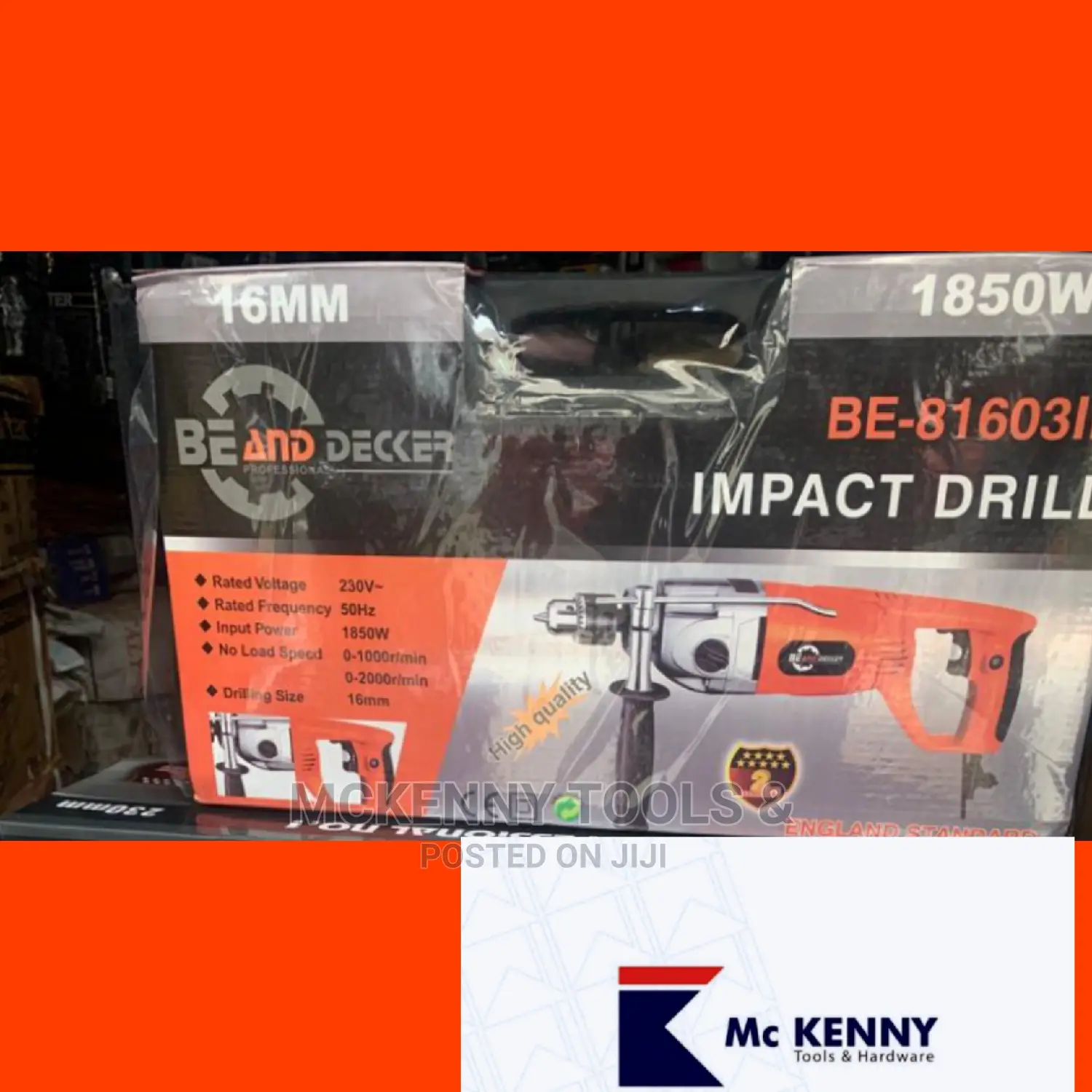 Beand Decker Heavy Industrial 16mm IMPACT DRILL High Quality