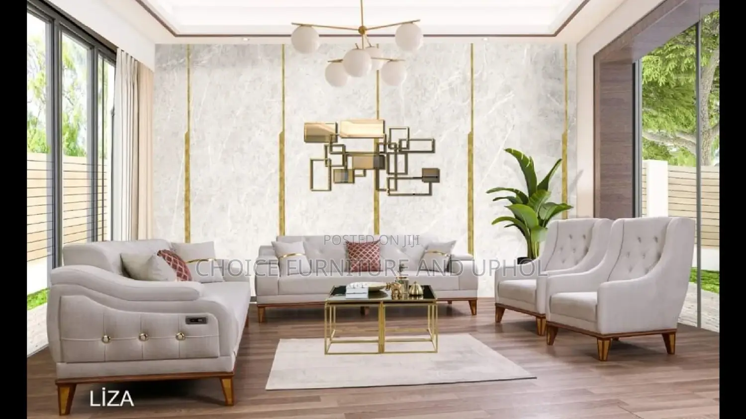 Sofa Set of Chairs Made in Nigeria