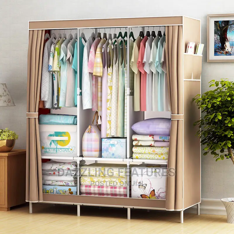Durable 3 Columns Wardrobe