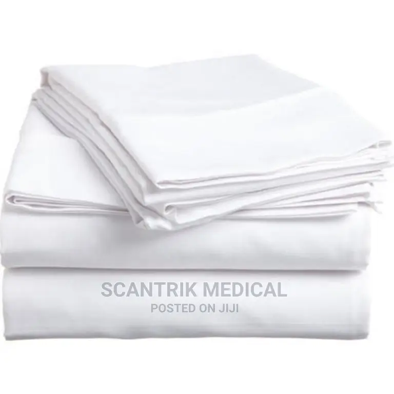 Waterproof Bed Sheet and Pillows for Hospital