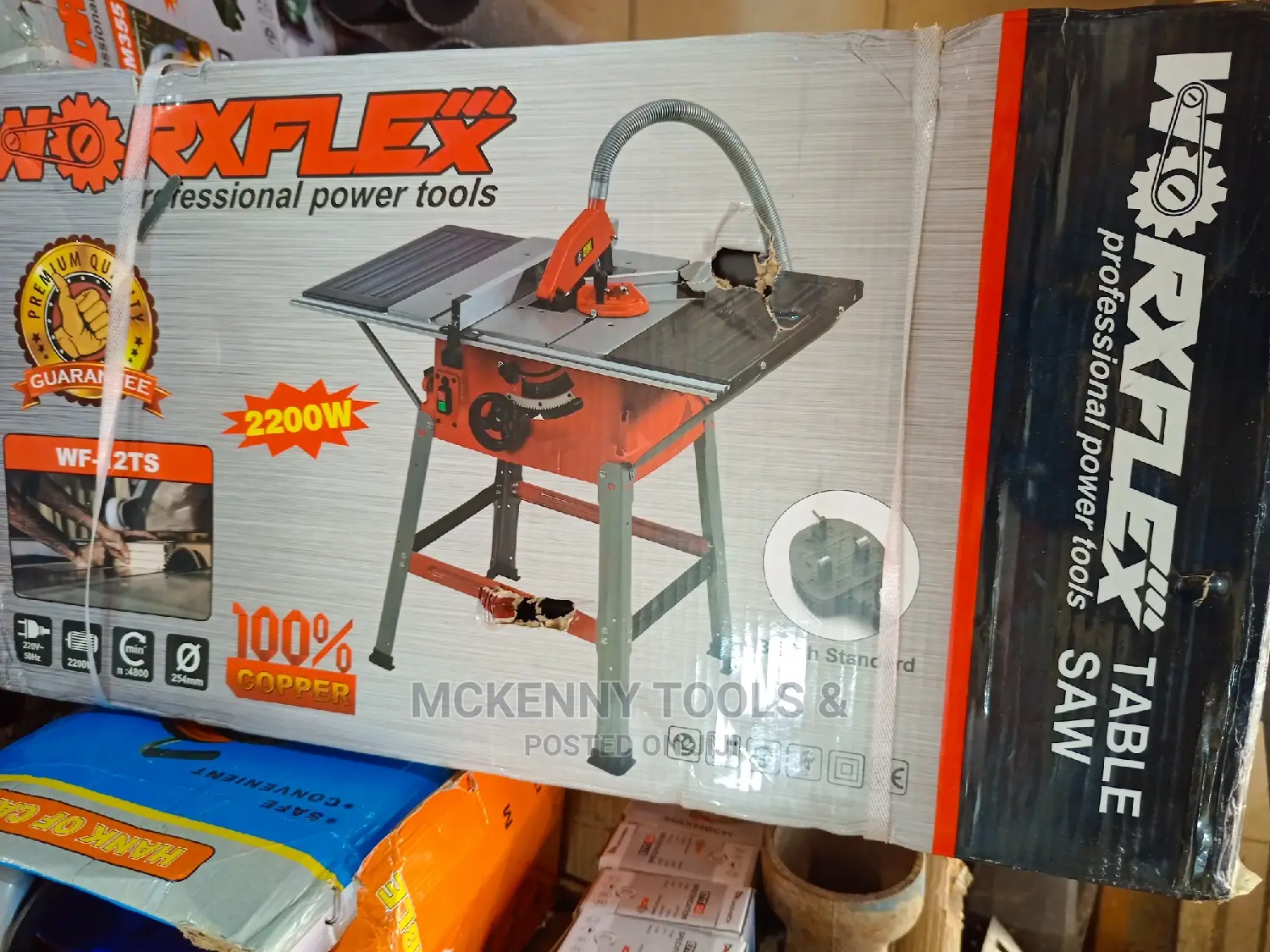 Worxflex Heavy Duty Industrial Table Saw , 2200 Watts