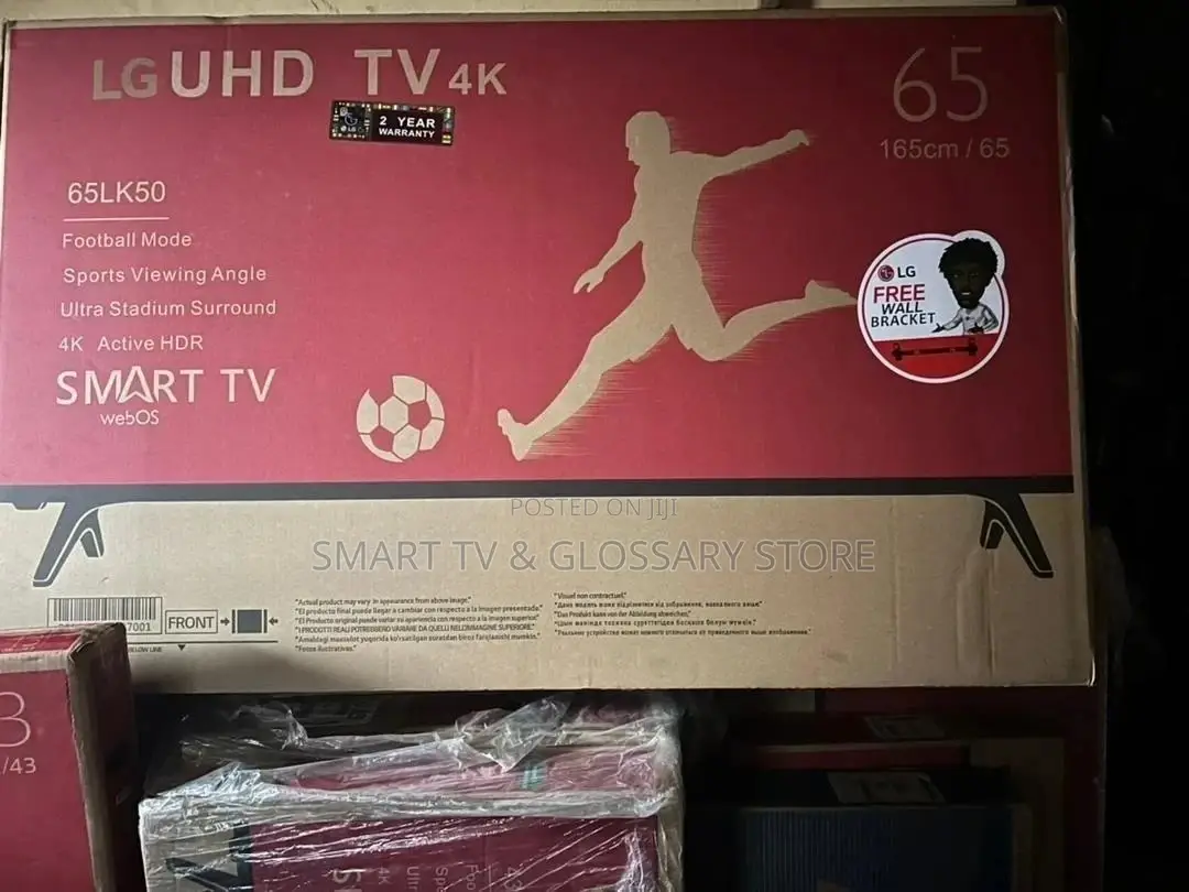 65 Inches LG TV With Free Wall Bracket
