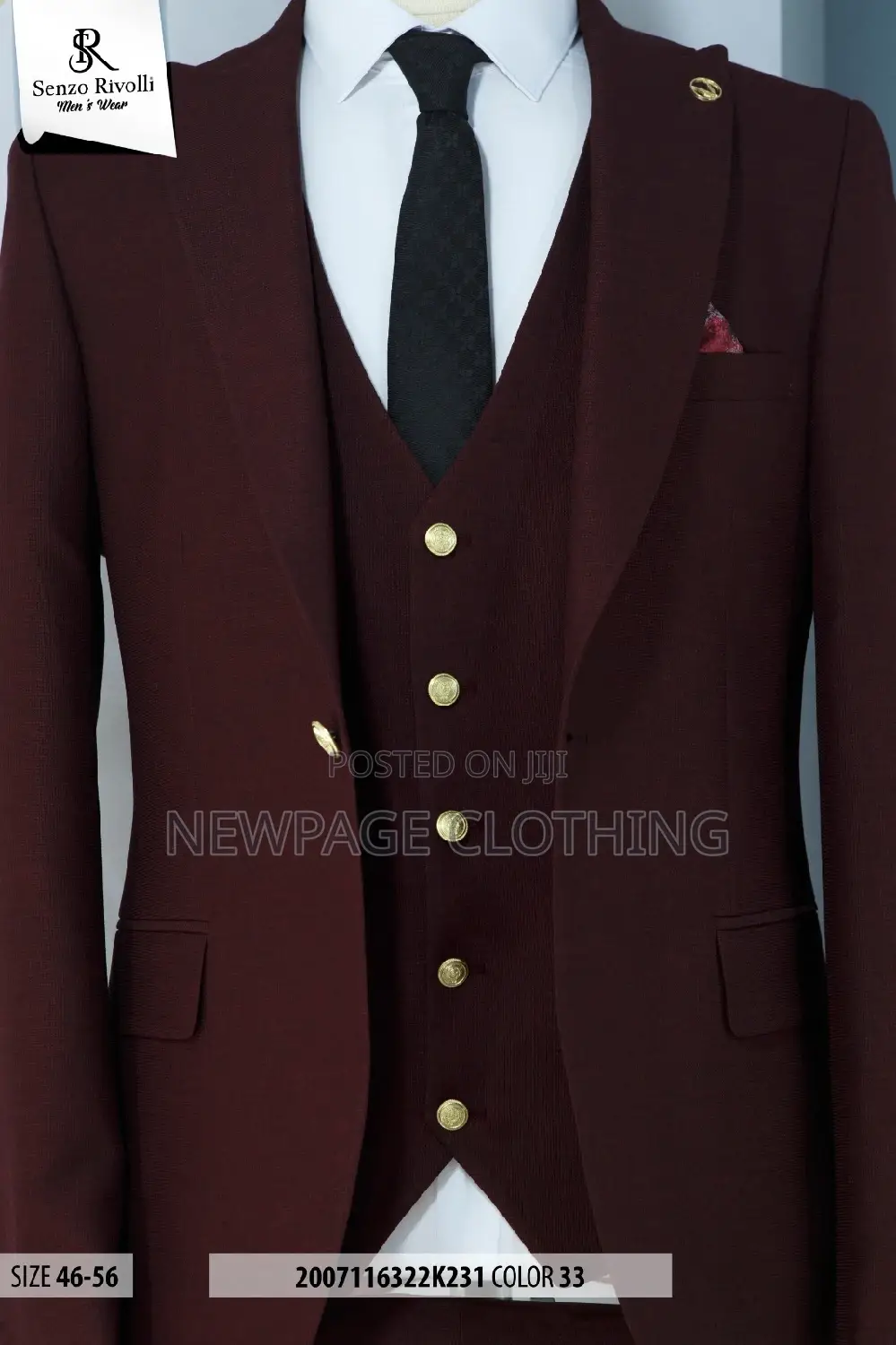 Exclusive 3pcs Turkish Suit + Free Premium Tie or Cufflinks