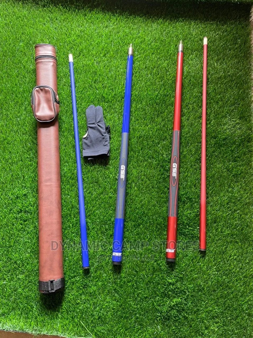 Fibre Snooker Stick With Pouch and Glove