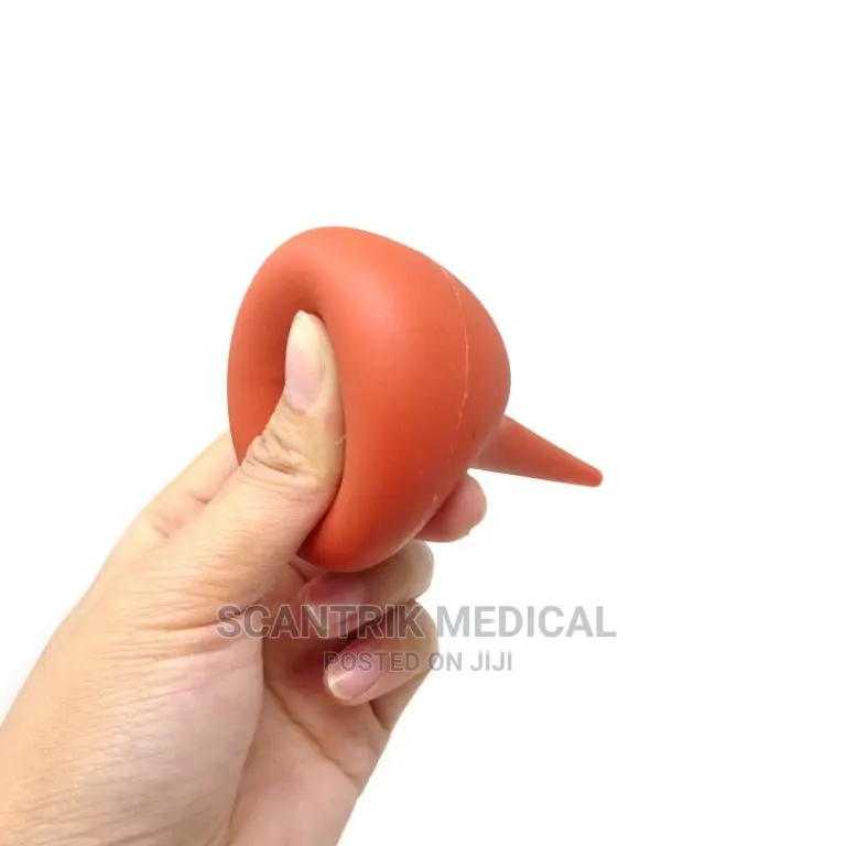 Bulb Ear Syringe, Cleanable and Reusable Clear White