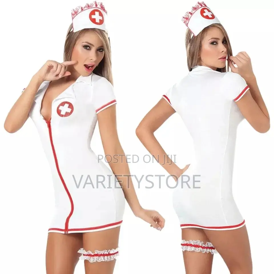 Women Sexy Lingerie Nurse Cosplay Uniform Costume