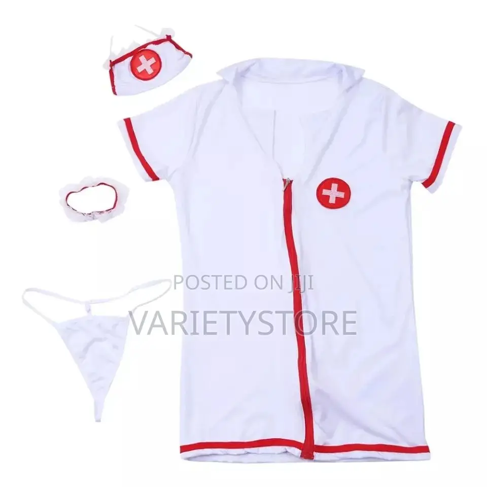 Women Sexy Lingerie Nurse Cosplay Uniform Costume