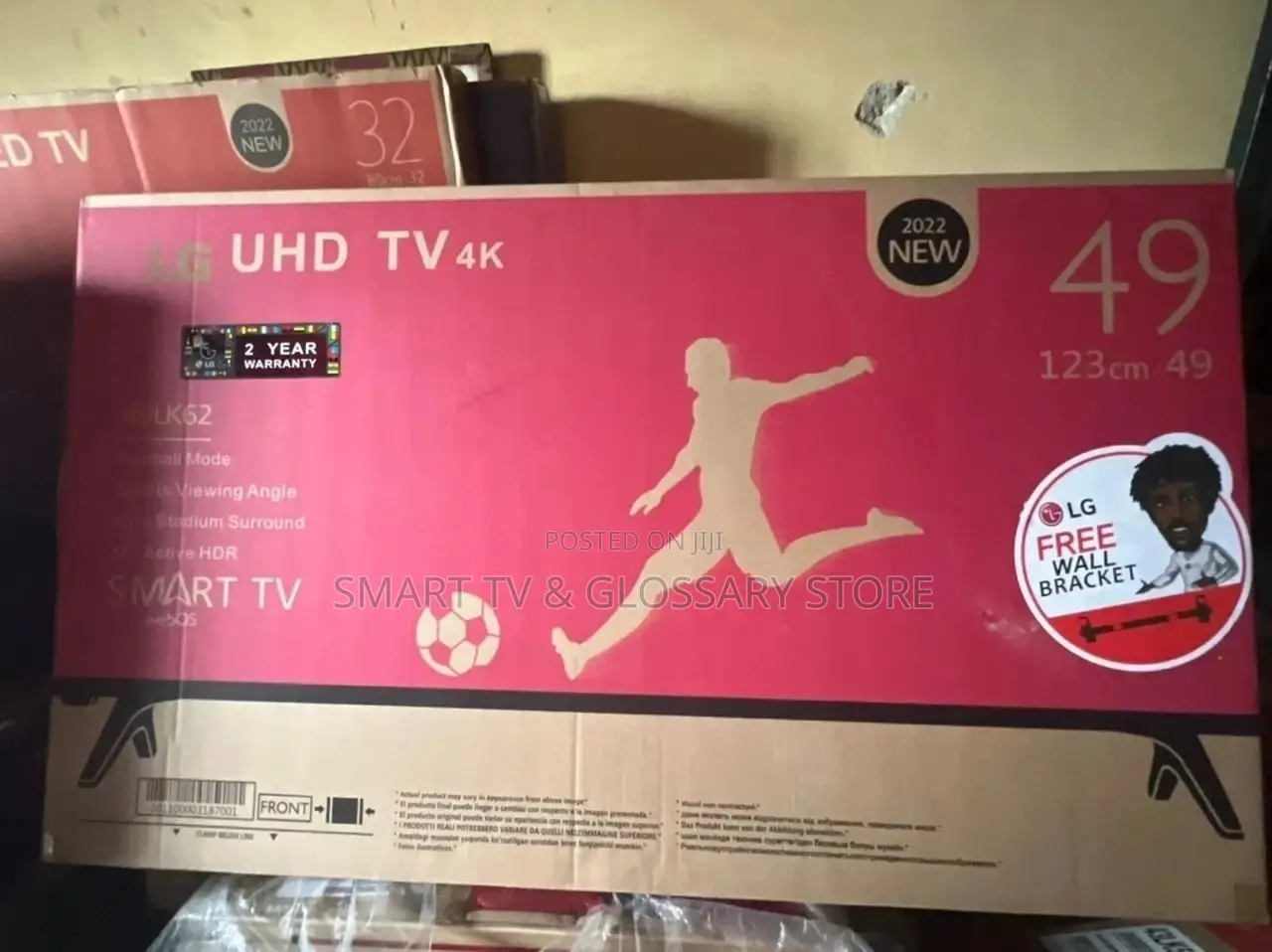 49 Inches With Free Wall Bracket LG Smart TV