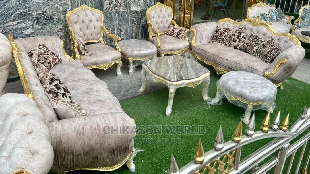Quality 7 Seater Living Room Royal Sofa Chair.