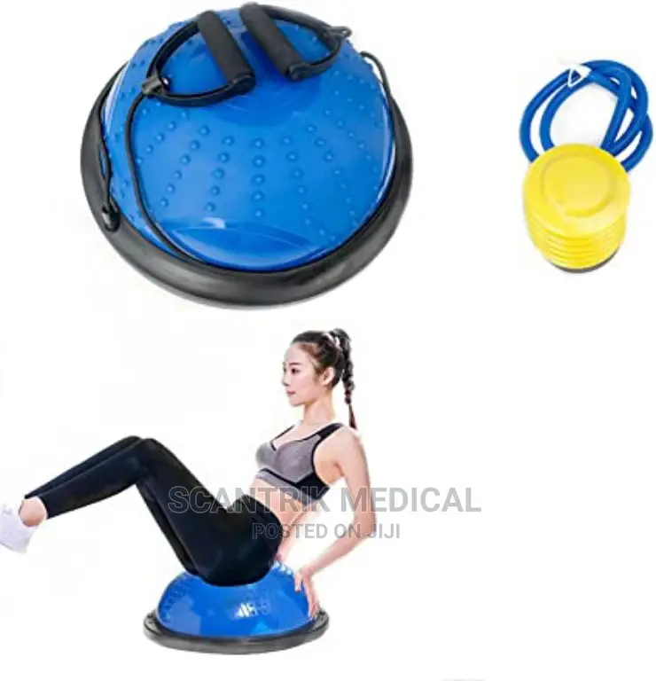 Yoga Ball Balance Trainer Fitness Pilates Exercise Strength