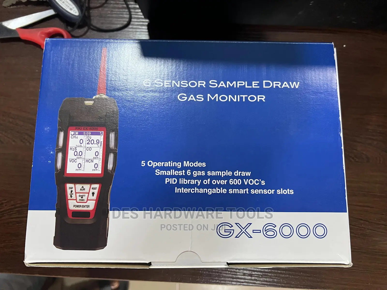 RKI GX-6000 Multi-Gas Detector 6 Sensors PID