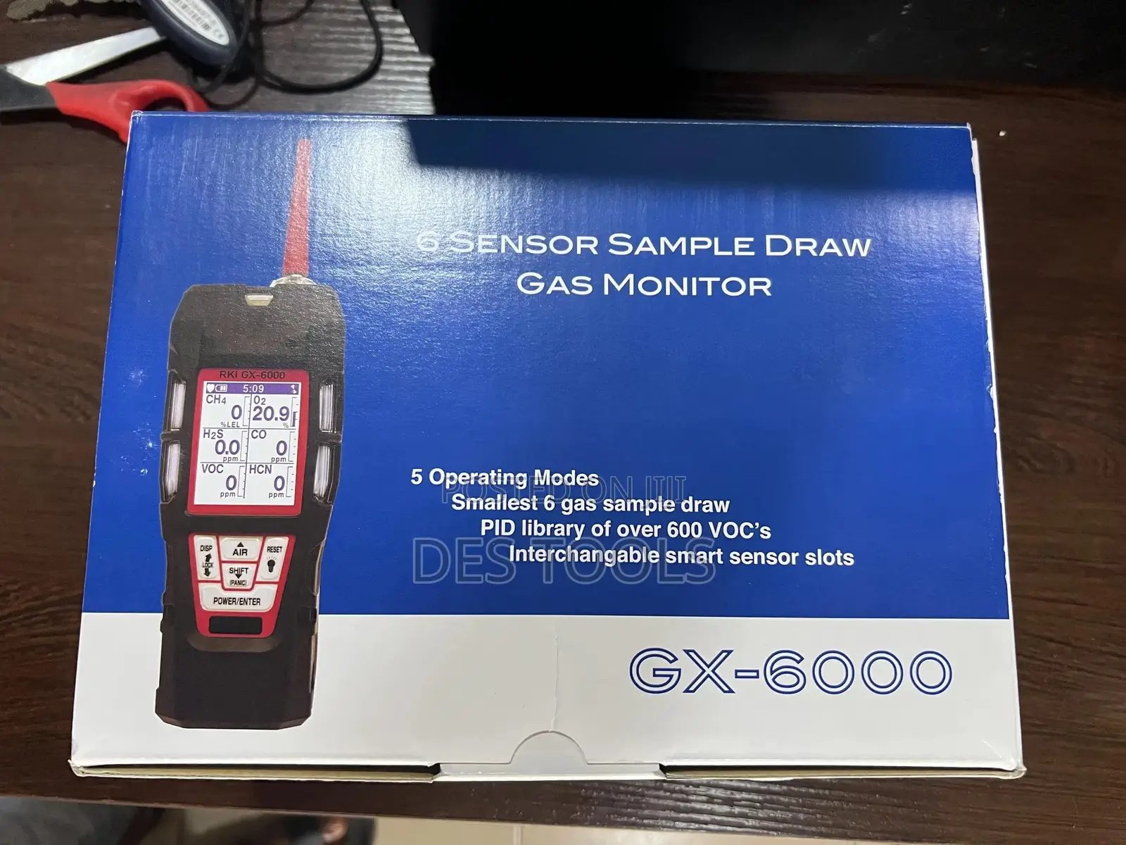 RKI GX-6000 Multi-Gas Detector 6 Sensors PID