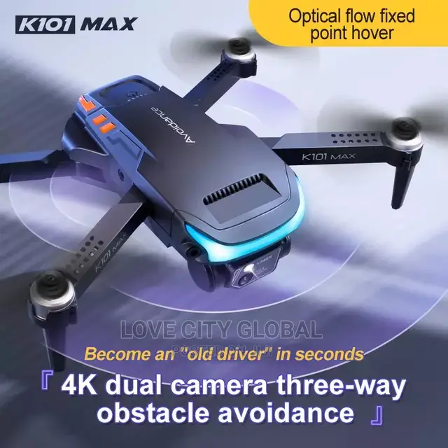 Obstacle Avoidance Pocket Drone Dual Camera 2 Batteries