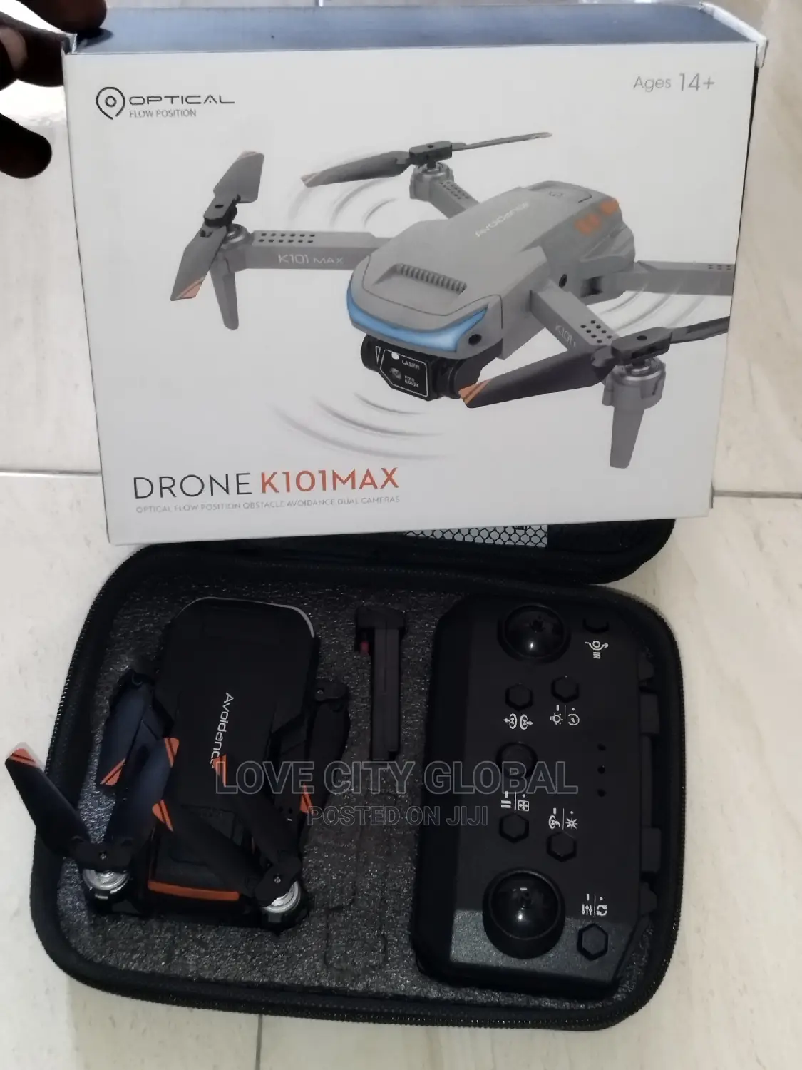 Obstacle Avoidance Pocket Drone Dual Camera 2 Batteries