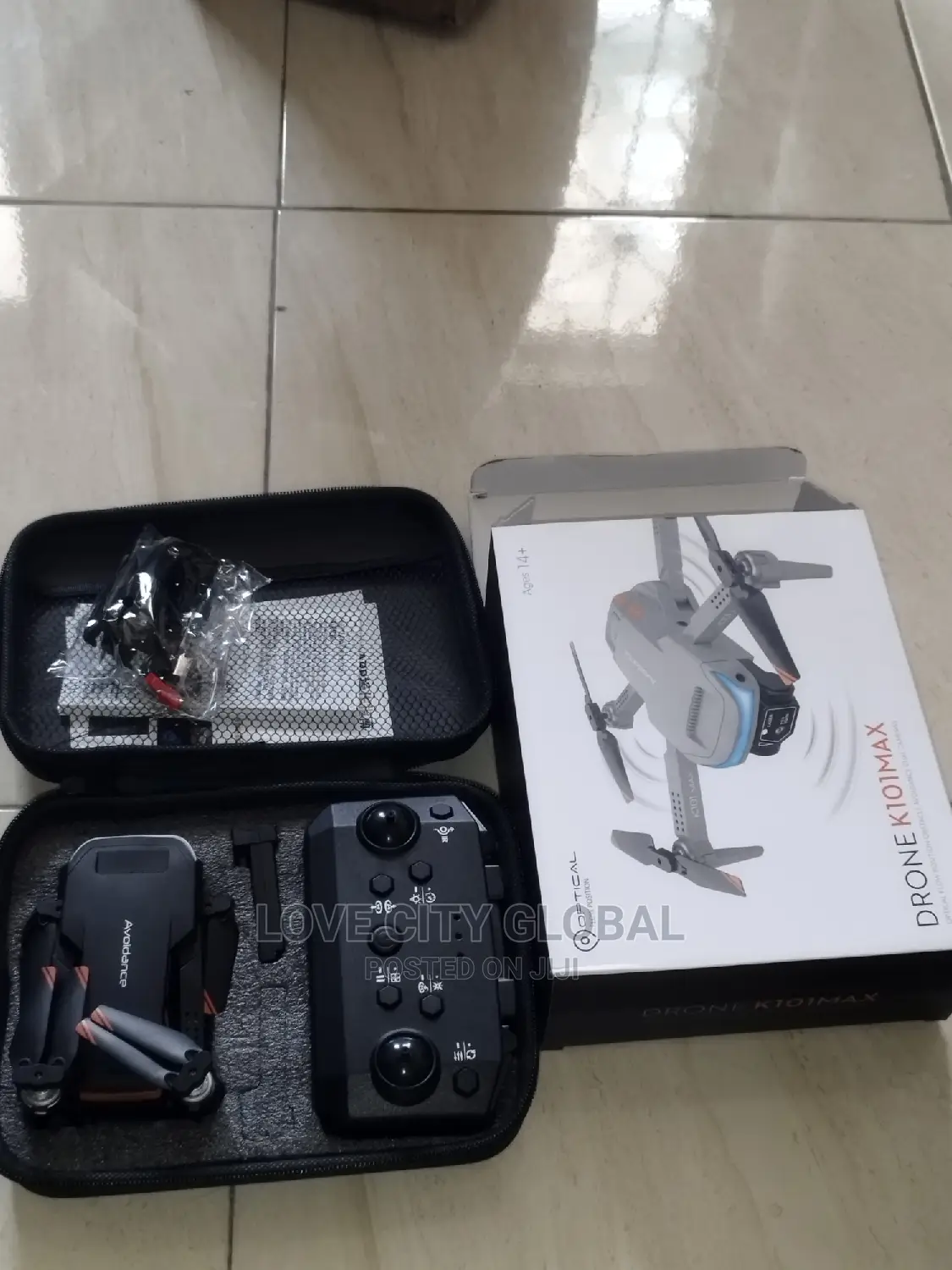 Obstacle Avoidance Pocket Drone Dual Camera 2 Batteries