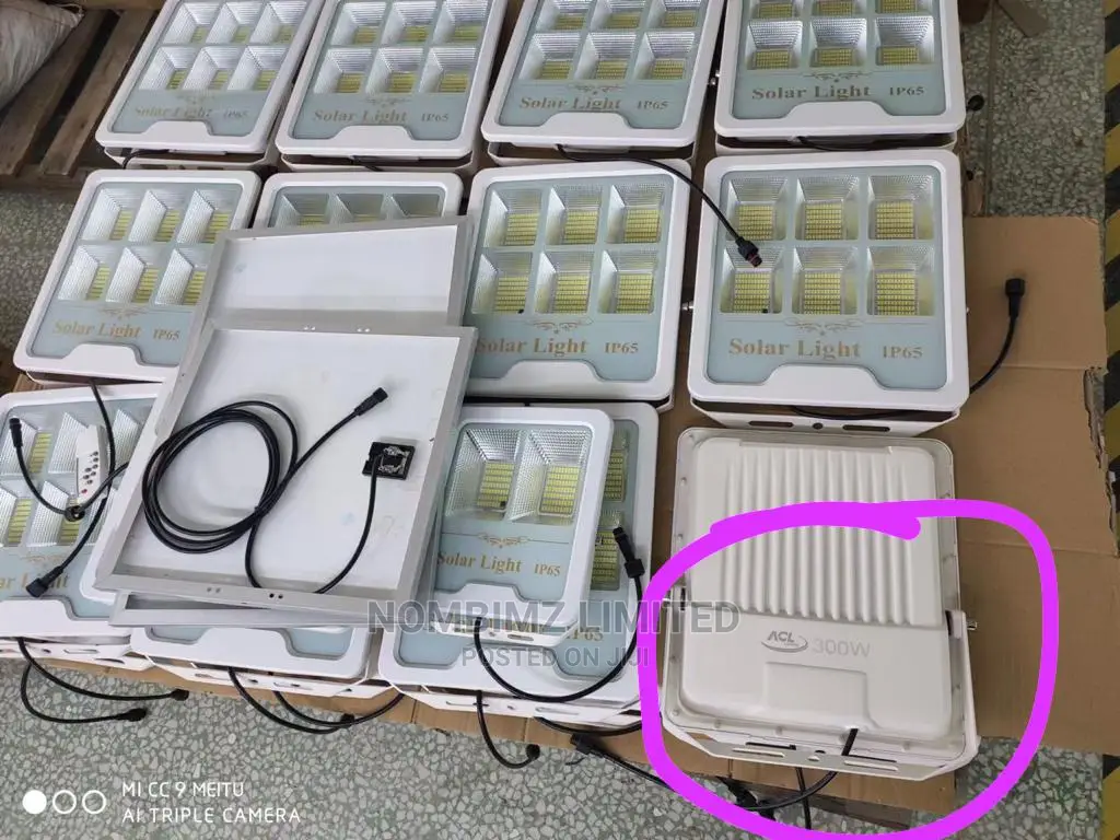 300W Acl Nombimz All in One Solar Flood Light