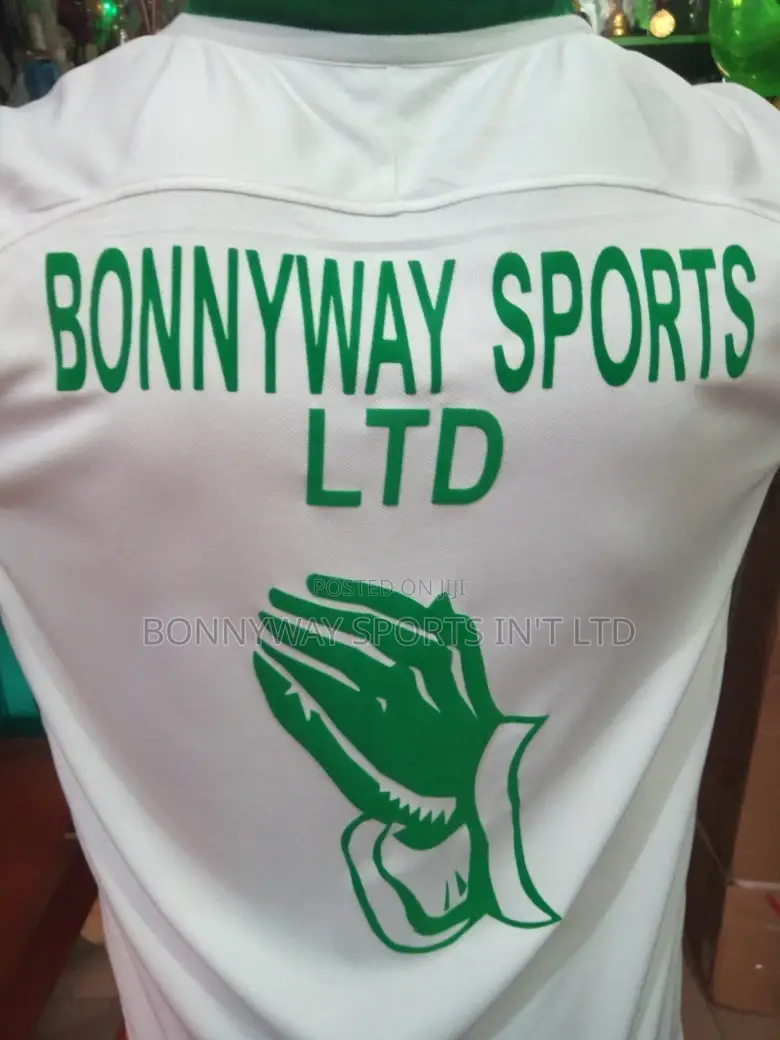 Printing On Jersey Made Easy At Bonnyway Sports Int'l Ltd Lagos