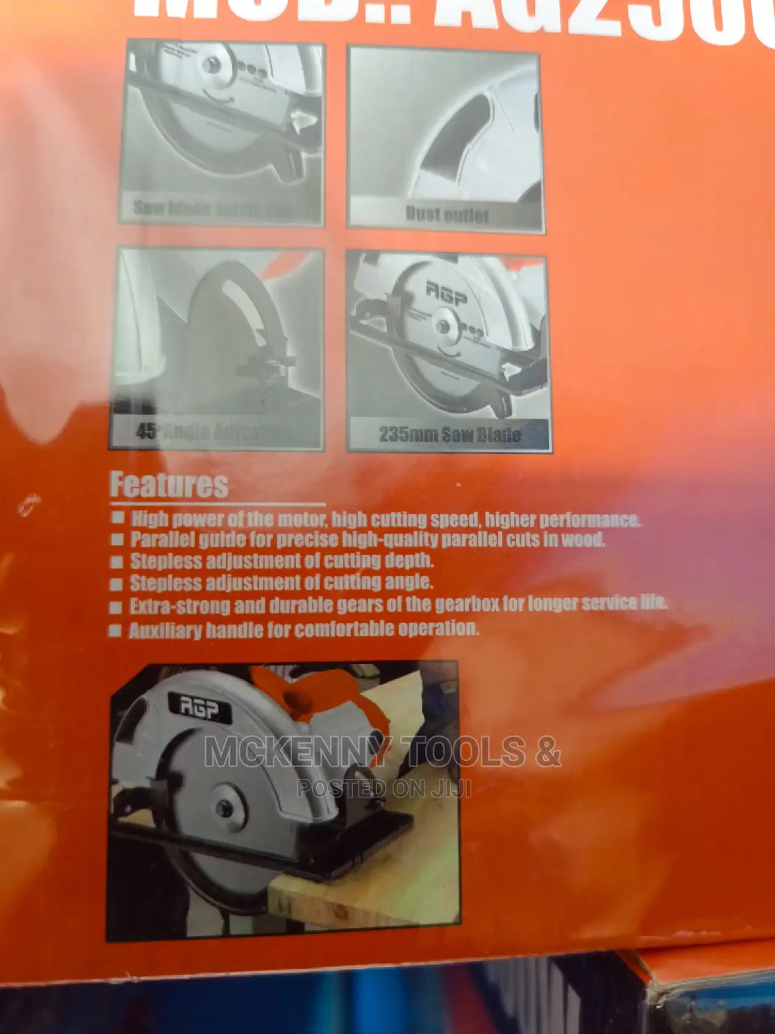 Agp Heavy Duty Industrial Circular Saw 2500 Watts