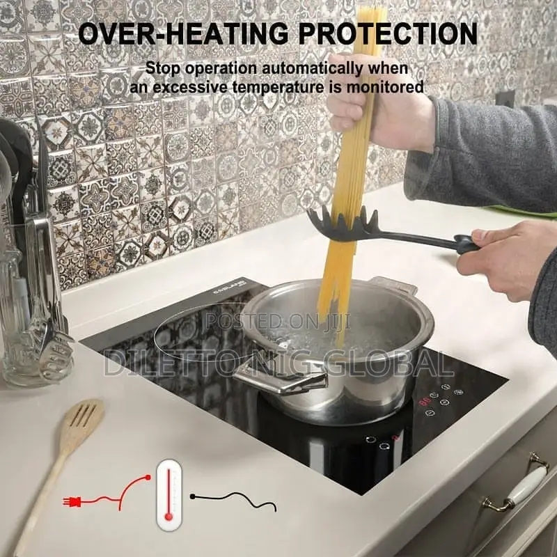 2 Burners Built-in Induction Hob, Cooker