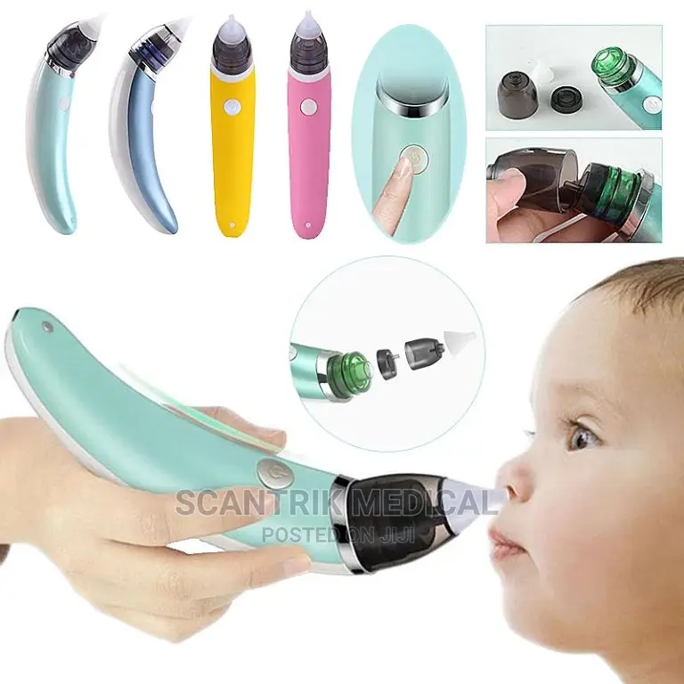 Nasal Aspirator for Babies Suction Cup Silicone Tips