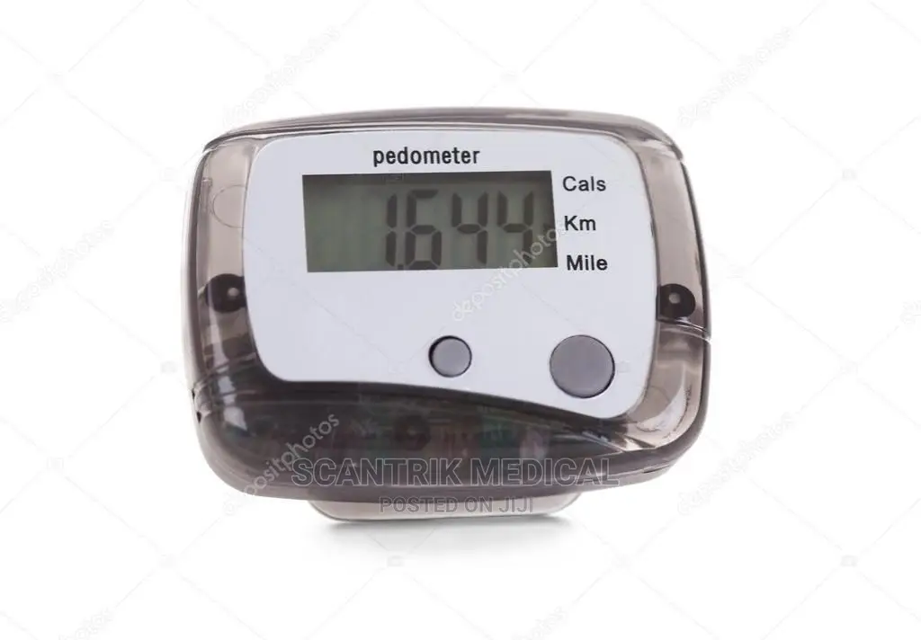 Pedometer Step Walking Distance and Calories Counter