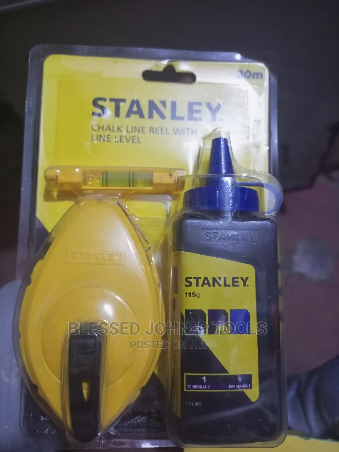 Stanley Chalk Line Reel With Line Level
