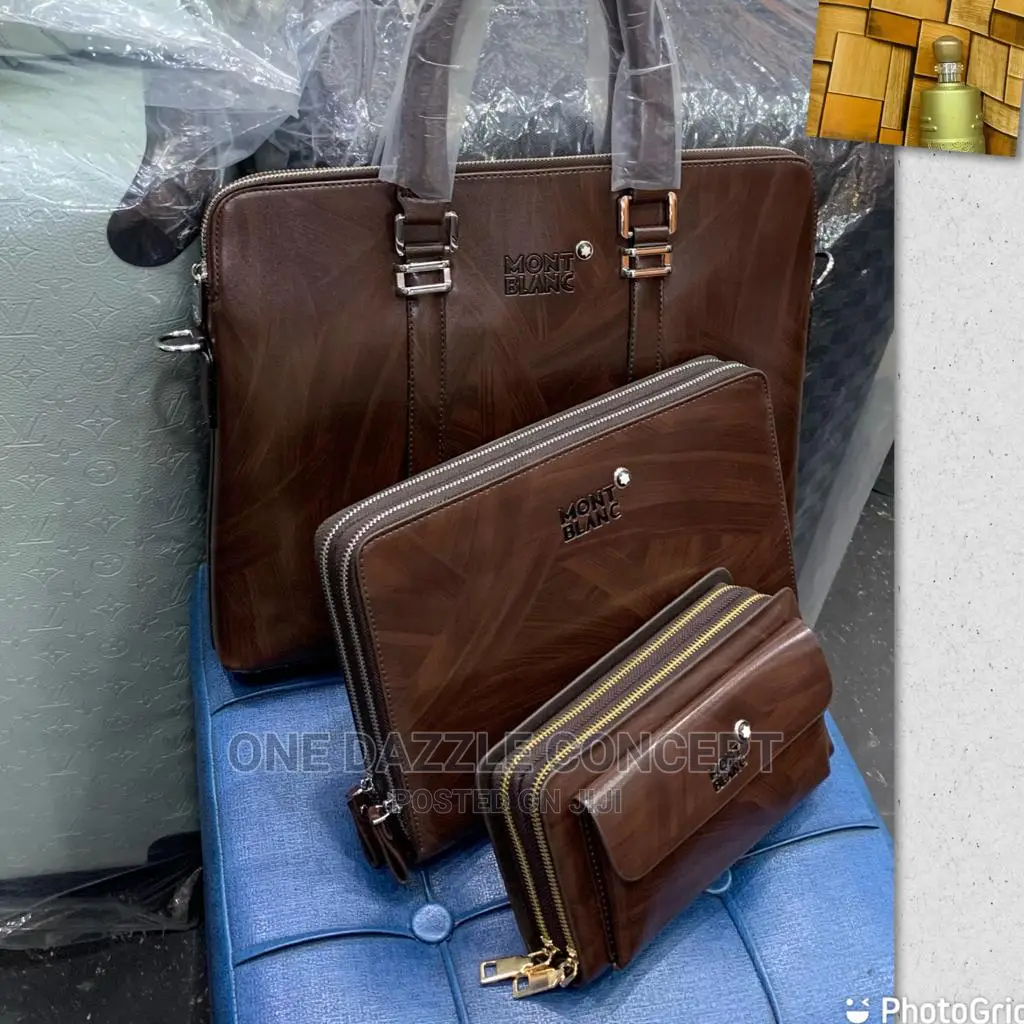 Mont Blanc Office Bag / Armpit Purse Set