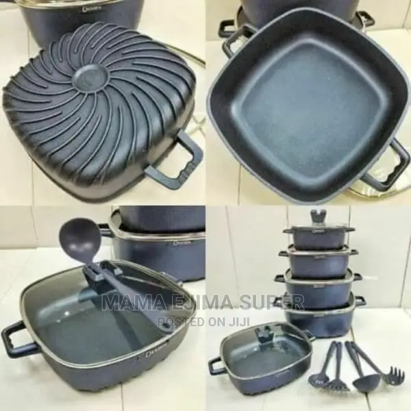 Dessini 22 Pieces Set Non Stick Granite Cooking Pot
