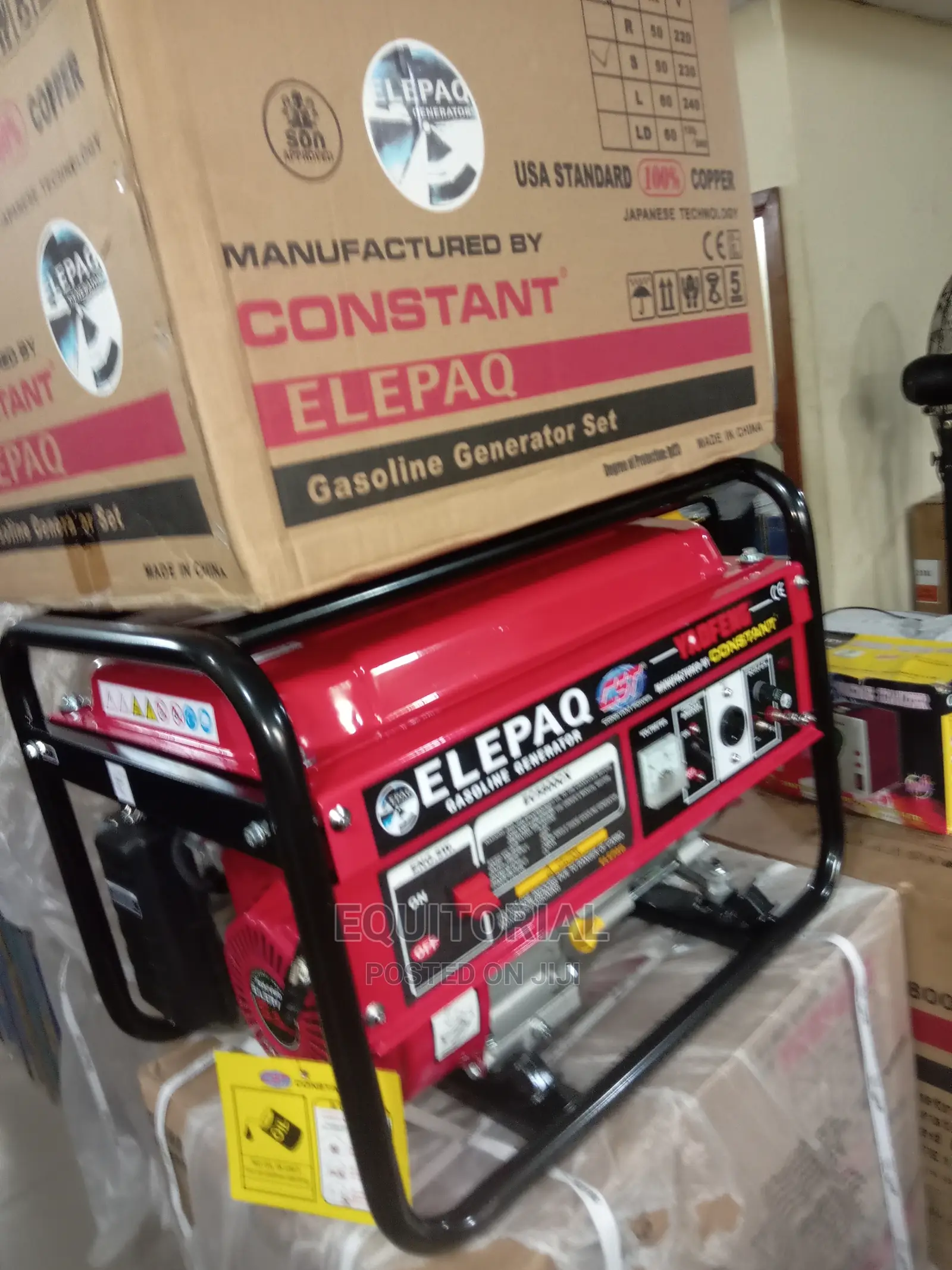 Elepaq Constant 3.5kva Manual Start Generator-Standard