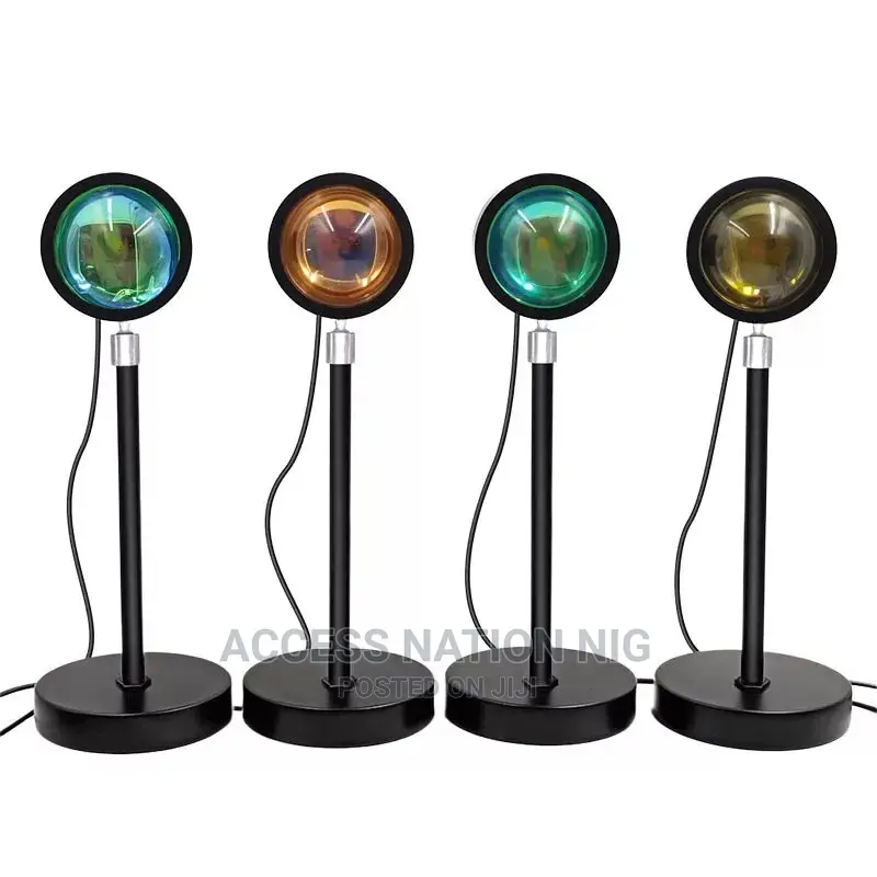RGB Rainbow Lamps Home Decor Creative Sunset Lamp Led Desk