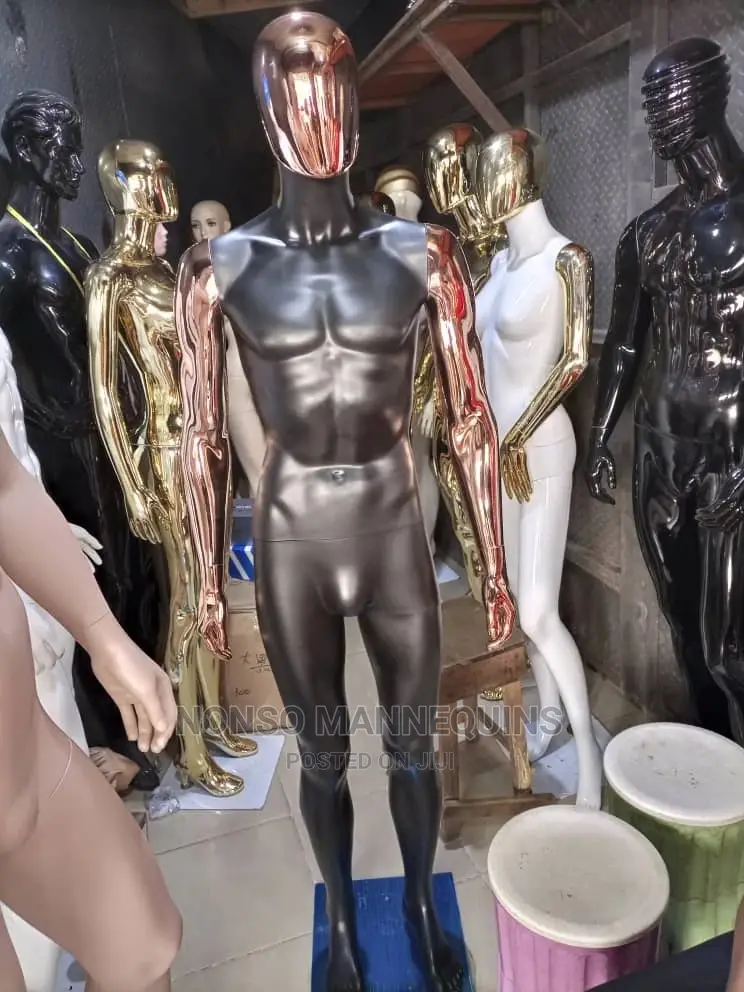 Matt Black Body and Rose Gold Mixture Body Male Faceless