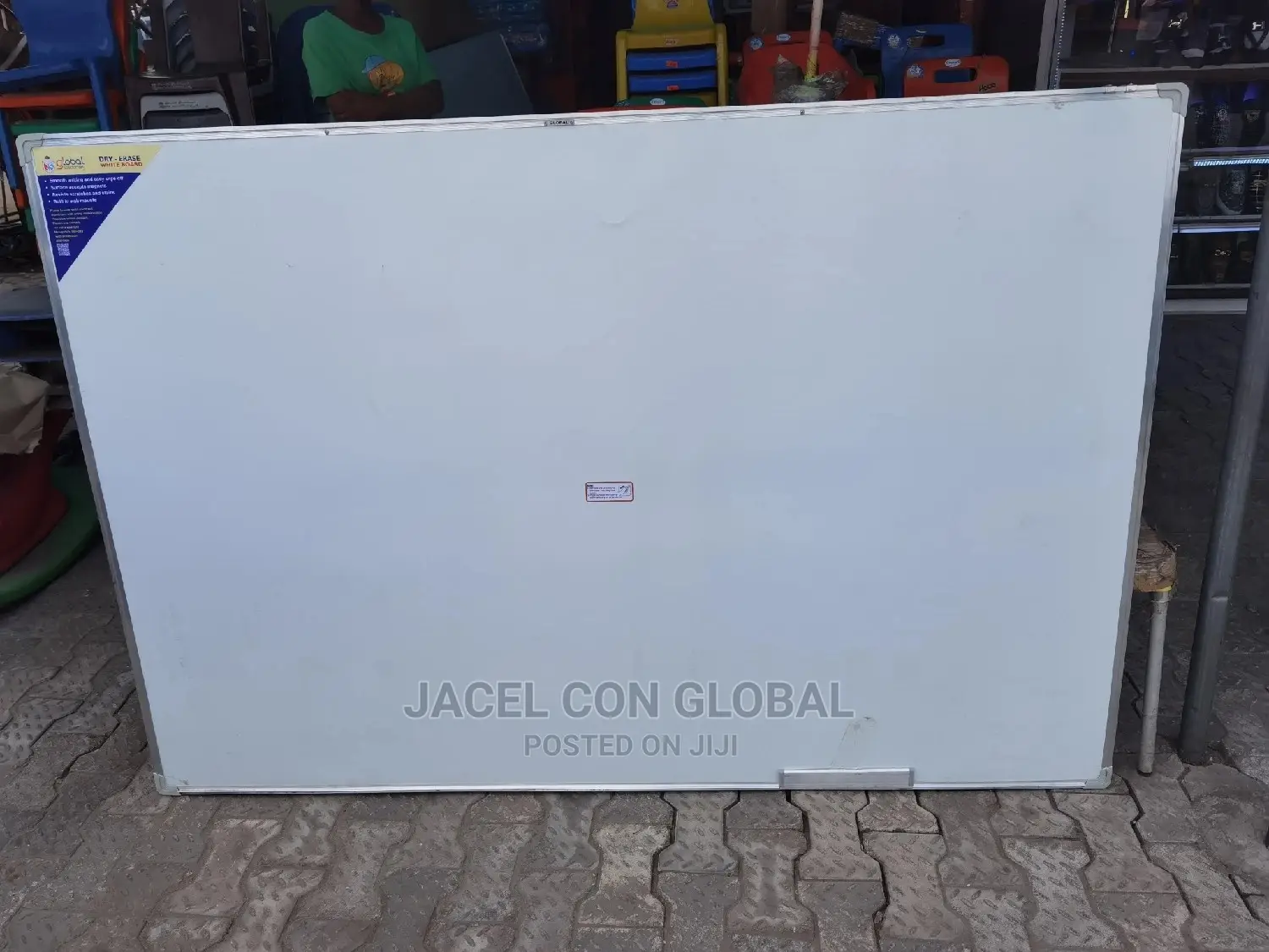 100cm by 150cm Magnetic Whiteboard (Discounted Price Dented)