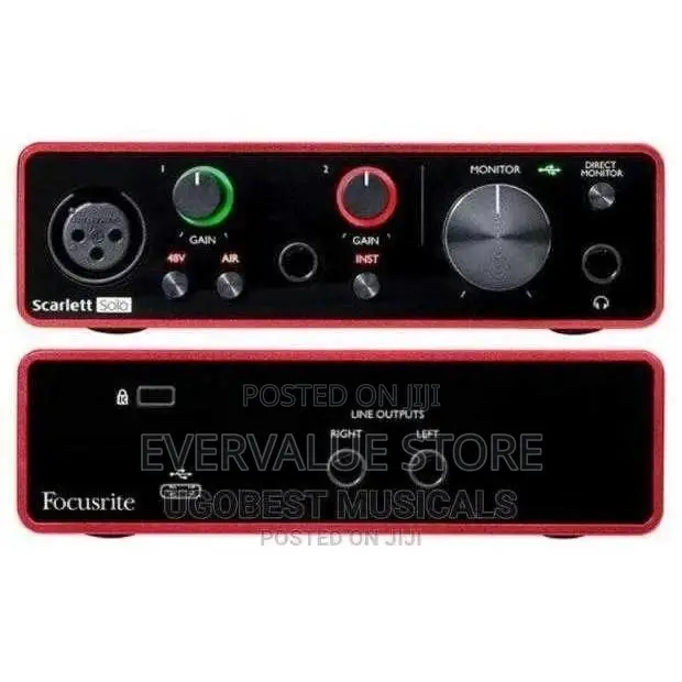 Focusrite Scarlett Solo Sound Cards