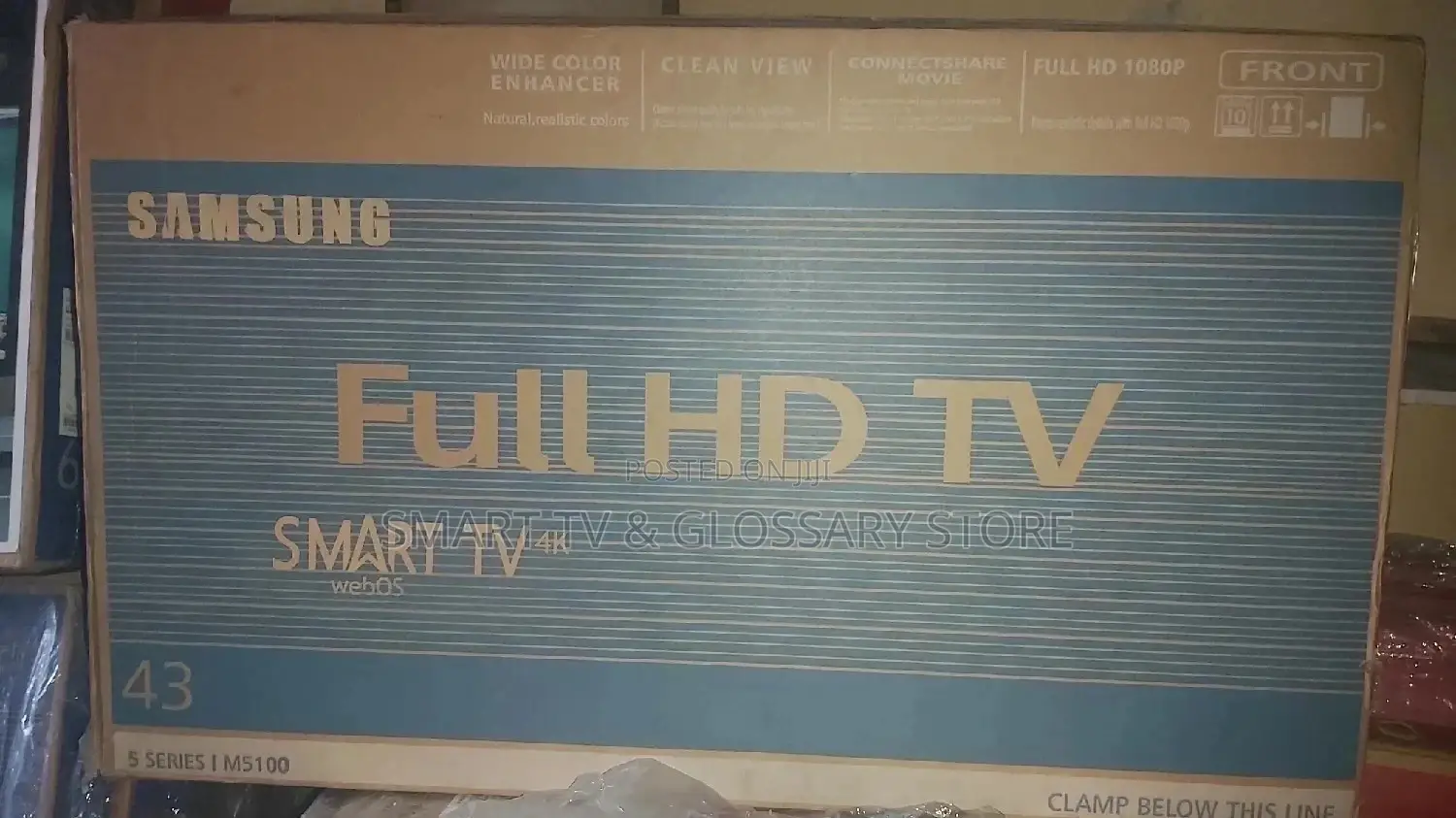 43 Inches Smart TV Samsung With 2 Years Warranty
