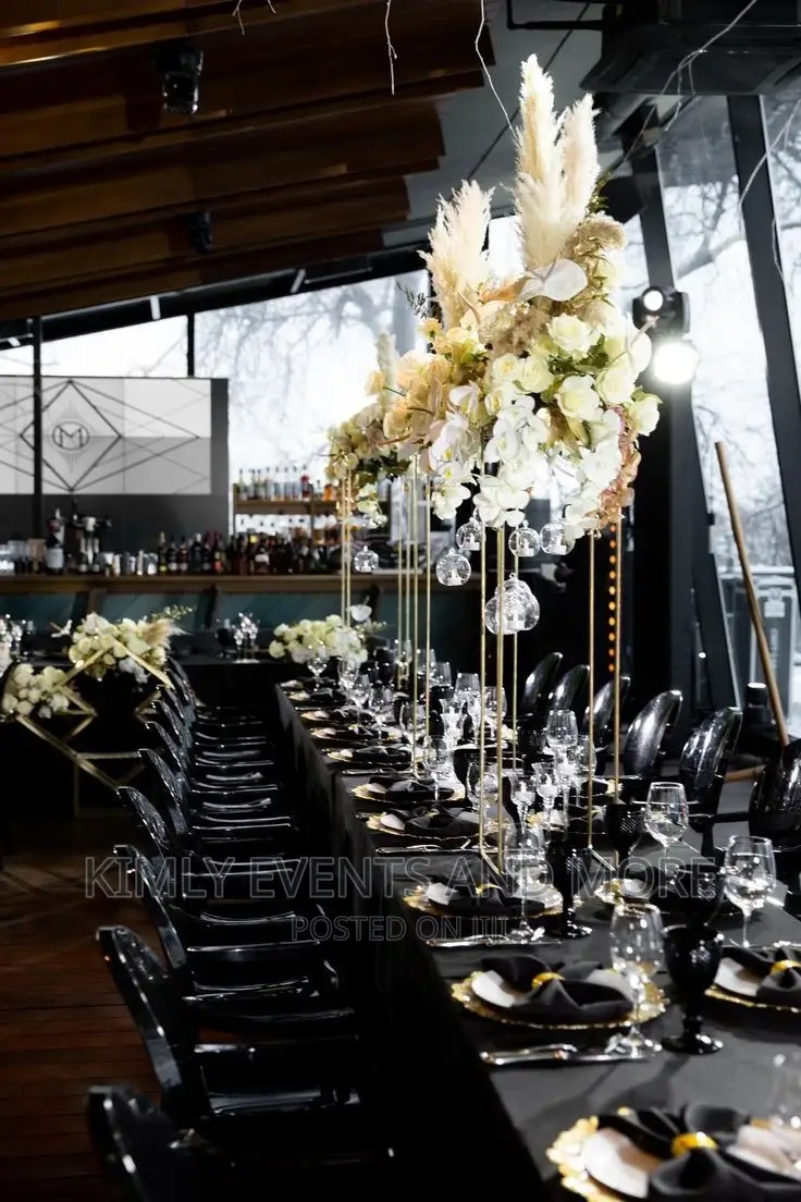 All Black Luxury Birthday Theme Party