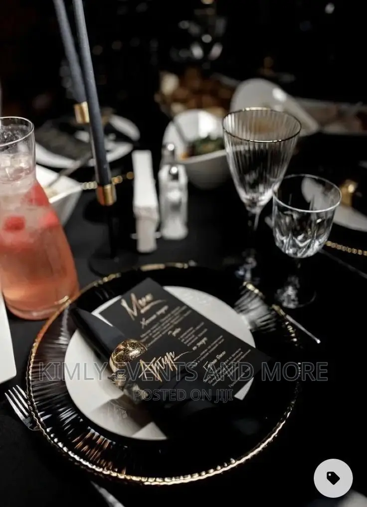 All Black Luxury Birthday Theme Party