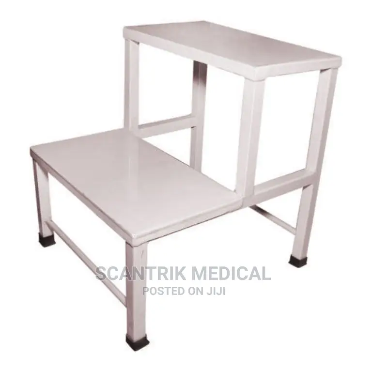 Stainless Steel Silver Step Foot Stool