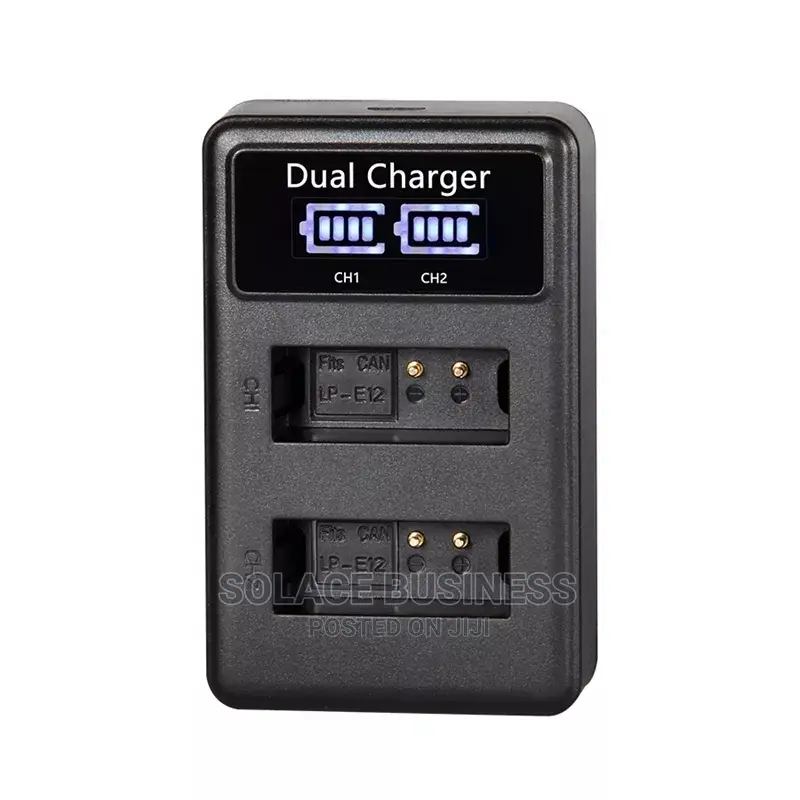 Canon M50 Lp-E12 Dual Battery Charger