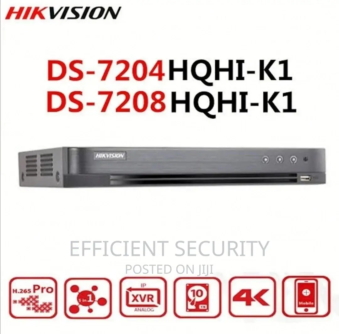 Hikvision 4channels DVR (Ds-7204hghi-)